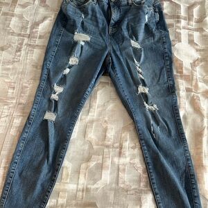 Torrid Skinny Distressed Jeans